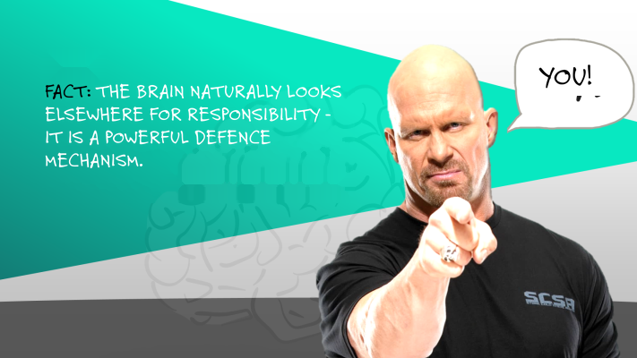 (No, this isn't a photo of the author of this article – I know, it’s close). This is Steve “Stone Cold” Austin from WWE – and he agrees. He knows. It's your fault for not listening to my presentation! Sometimes, when the audience isn't listening – don't you feel a bit like Steve?