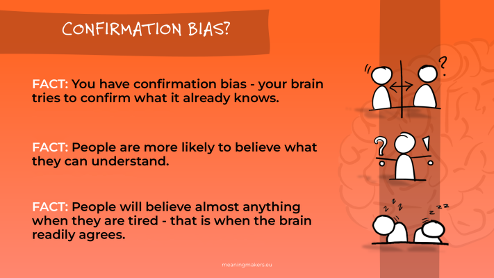 If you think about it, a huge part of the knowledge we impart and the skills we teach is based on mastering this phenomenon. From every side of the communication.