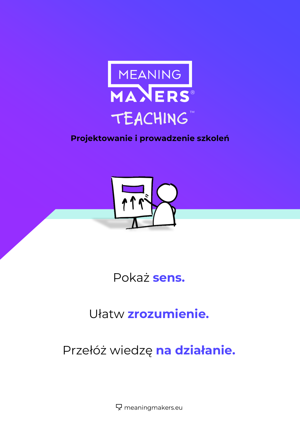 Okładka Meaning Makers Teaching: Projektowanie i prowadzenie szkoleń