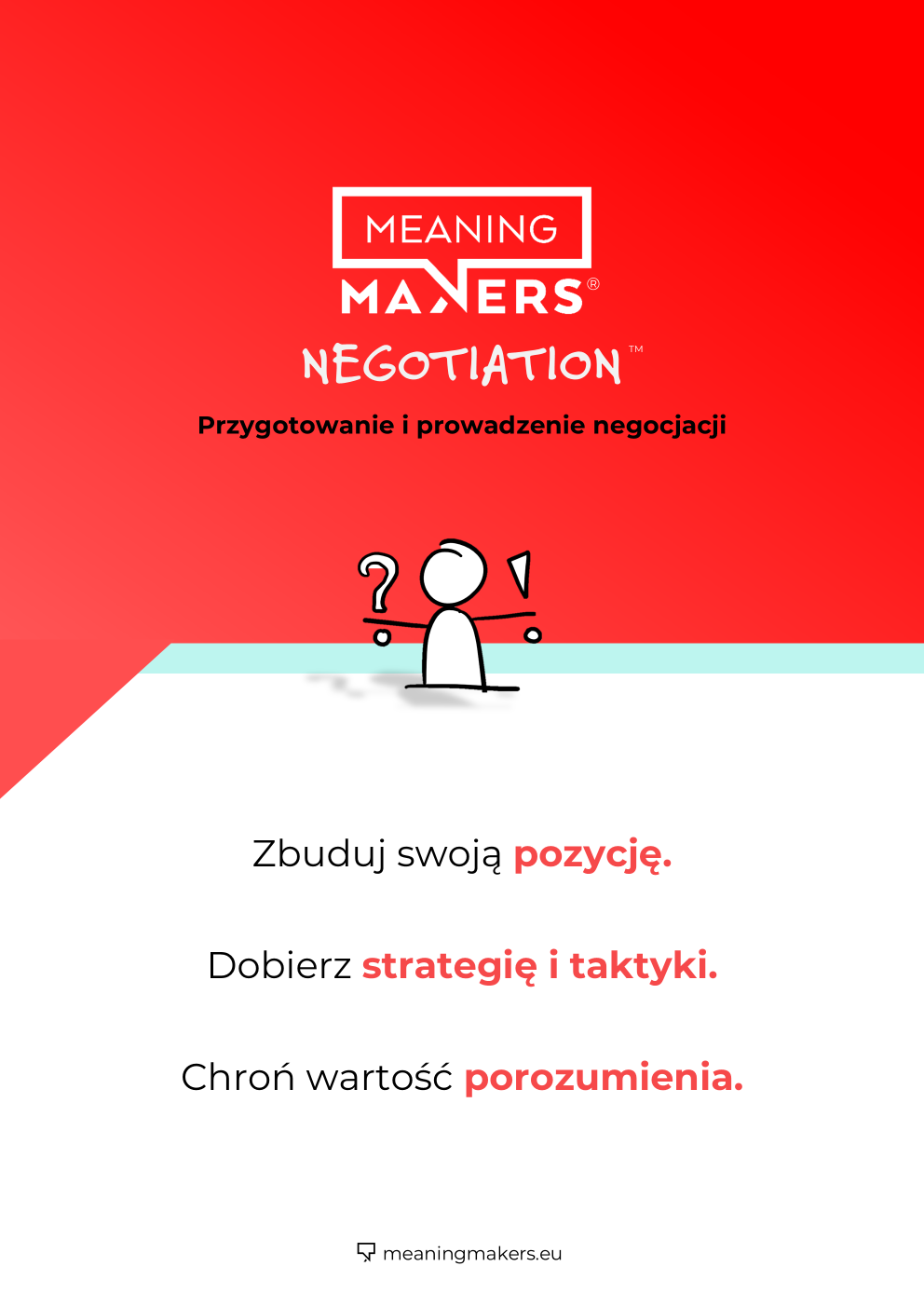 Oryginalna okładka Meaning Makers — Negocjacje