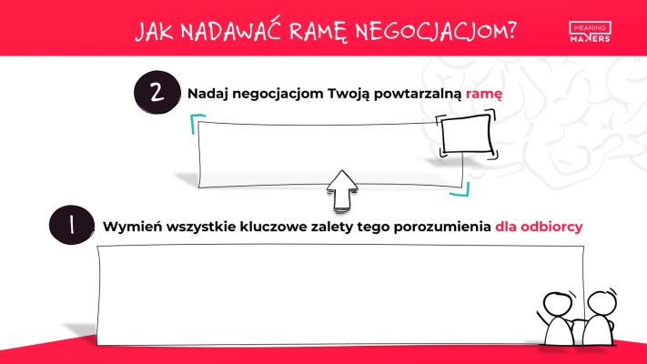 Rama jest Twoja, ale jej treść i focus - zawsze na odbiorcy i tym co on/ona będzie z Tego mieć (lub co może stracić, jeśli nie będzie tego mieć).
