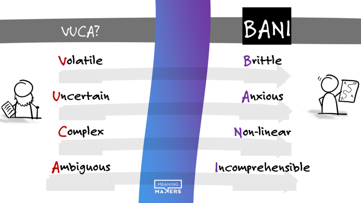 We call it different things: VUCA, recently BANI—one thing doesn't change: uncertainty isn't going away. It will only become more difficult to manage.