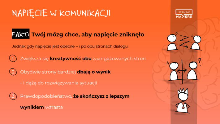 Zastanów się, prawdopodobnie najlepsze rzeczy, które osiągnąłeś/aś w życiu były wynikiem wytrwania w jakimś napięciu...